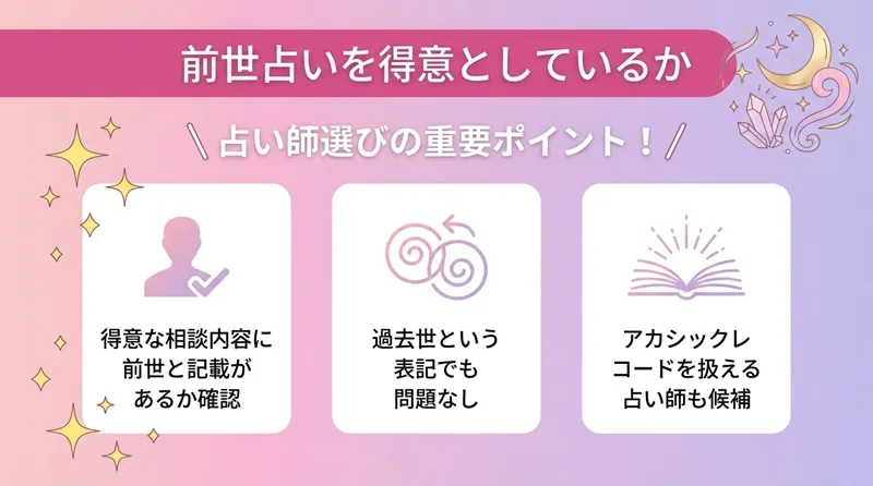 前世占いを得意としているか