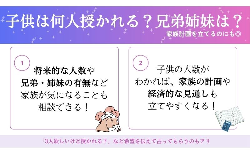 将来的に授かれる子供の人数