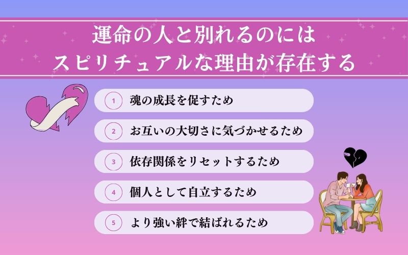 運命の人とは一度別れる5つの理由