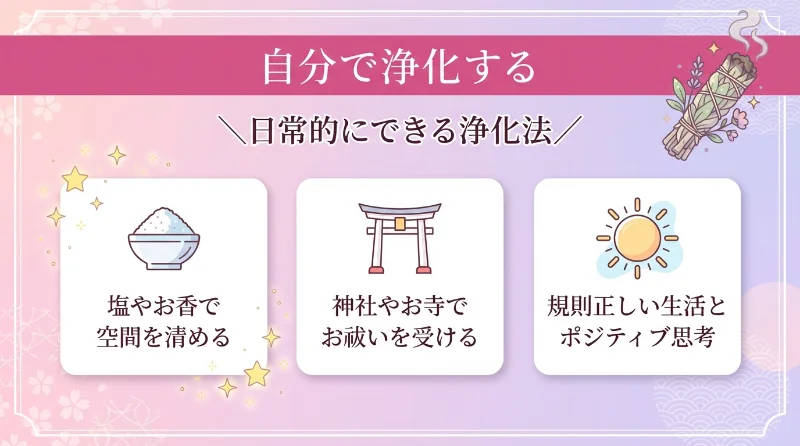 自分で浄化する
