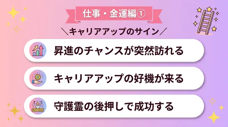 キャリアアップや昇進のチャンスが突然訪れる
