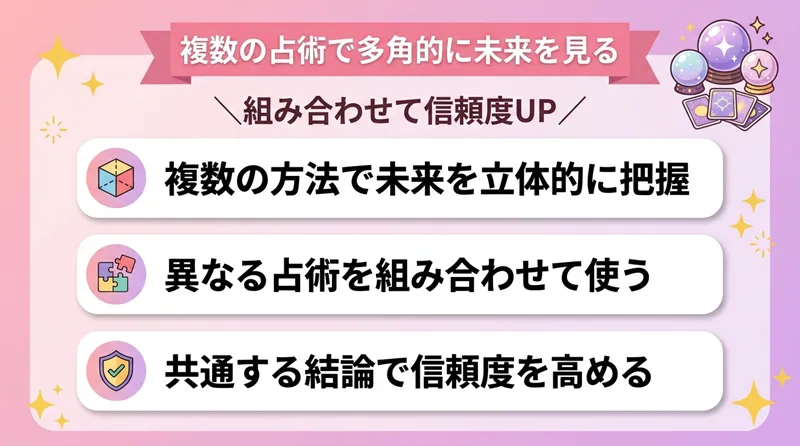 複数の占術で多角的に未来を見る