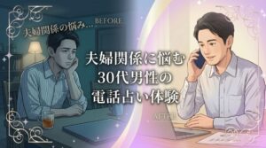 【体験談】電話占いピュアリ・キアナ先生は当たる？30代男性が夫婦関係を相談した口コミ