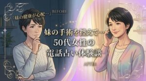 【実体験】妹の手術が不安…ココナラ占いで結希乃先生に相談したら心が軽くなった話
